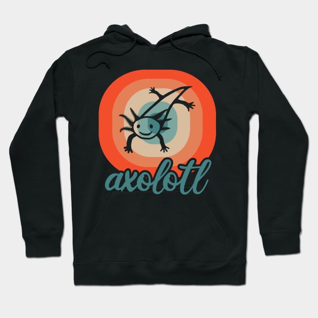 greedy axolotl motif mexican animal fan Hoodie by FindYourFavouriteDesign